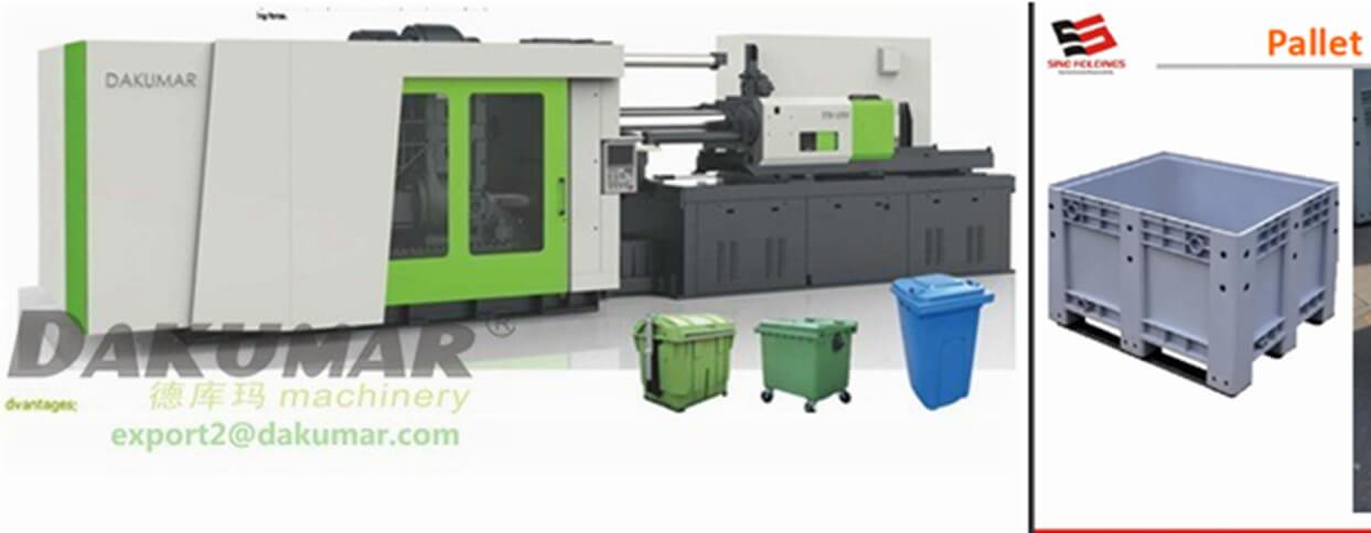 big ton injection machine, large injection machine, pallet box injection machine, pallet injection machine