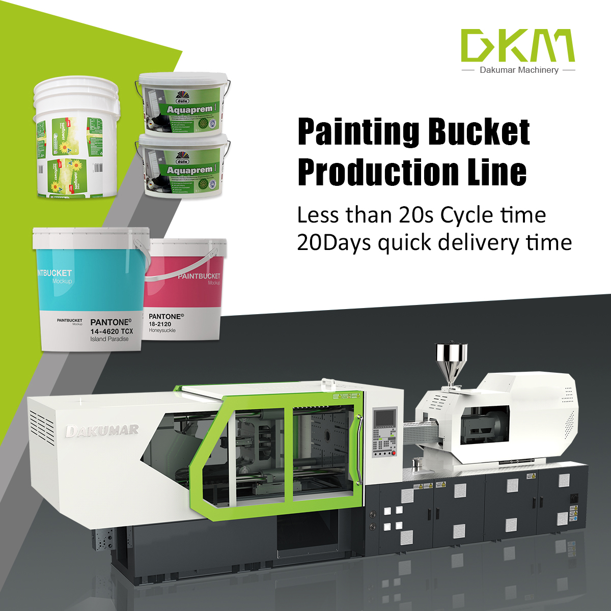 plastic paint bucket production line