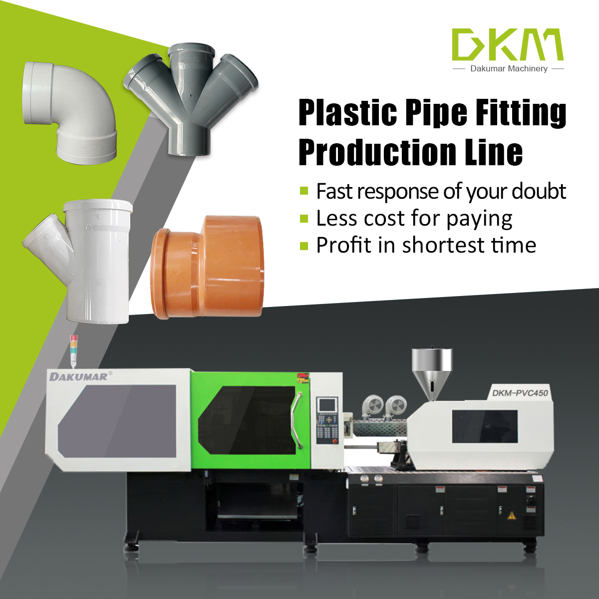 DKM PVC Fitting Machine