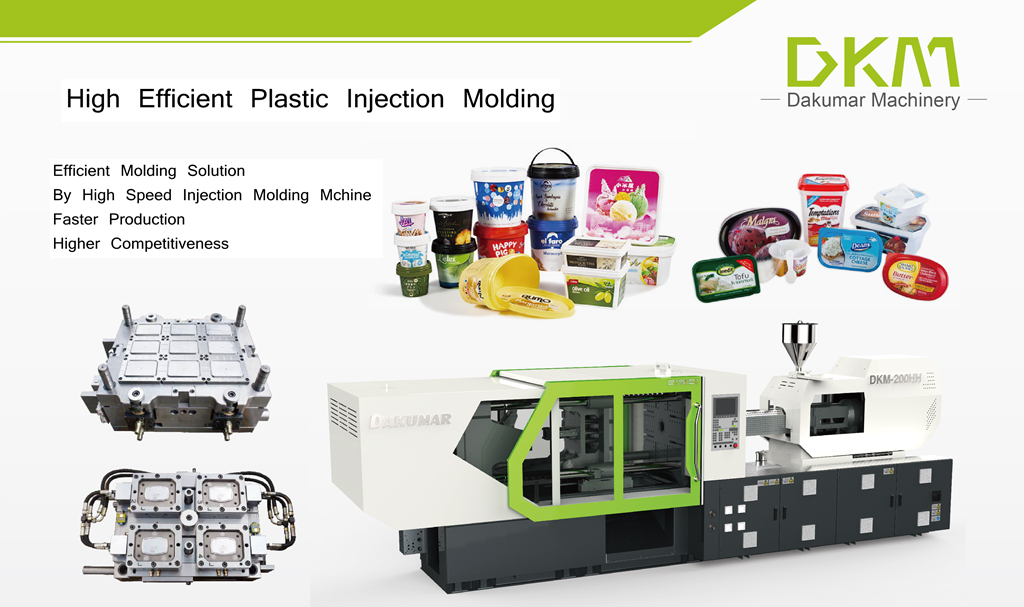 High Speed Injection Molding Machine for Thin-wall Container Molding