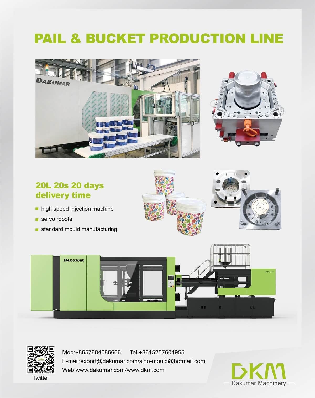 DKM molding machine line 