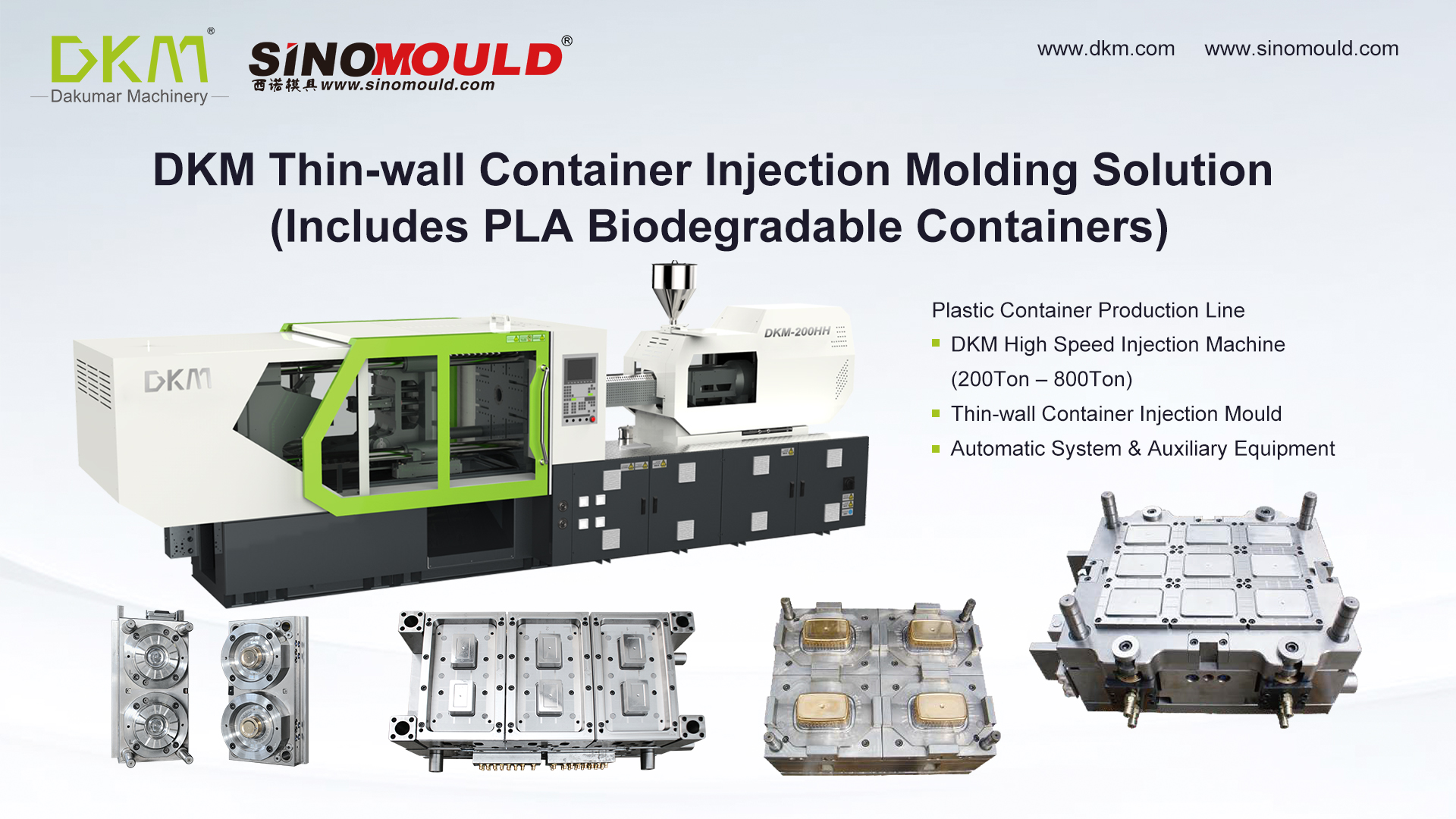 plastic thin wall container production line