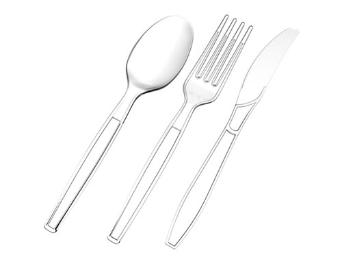 Línea de producción de utensilios desechables