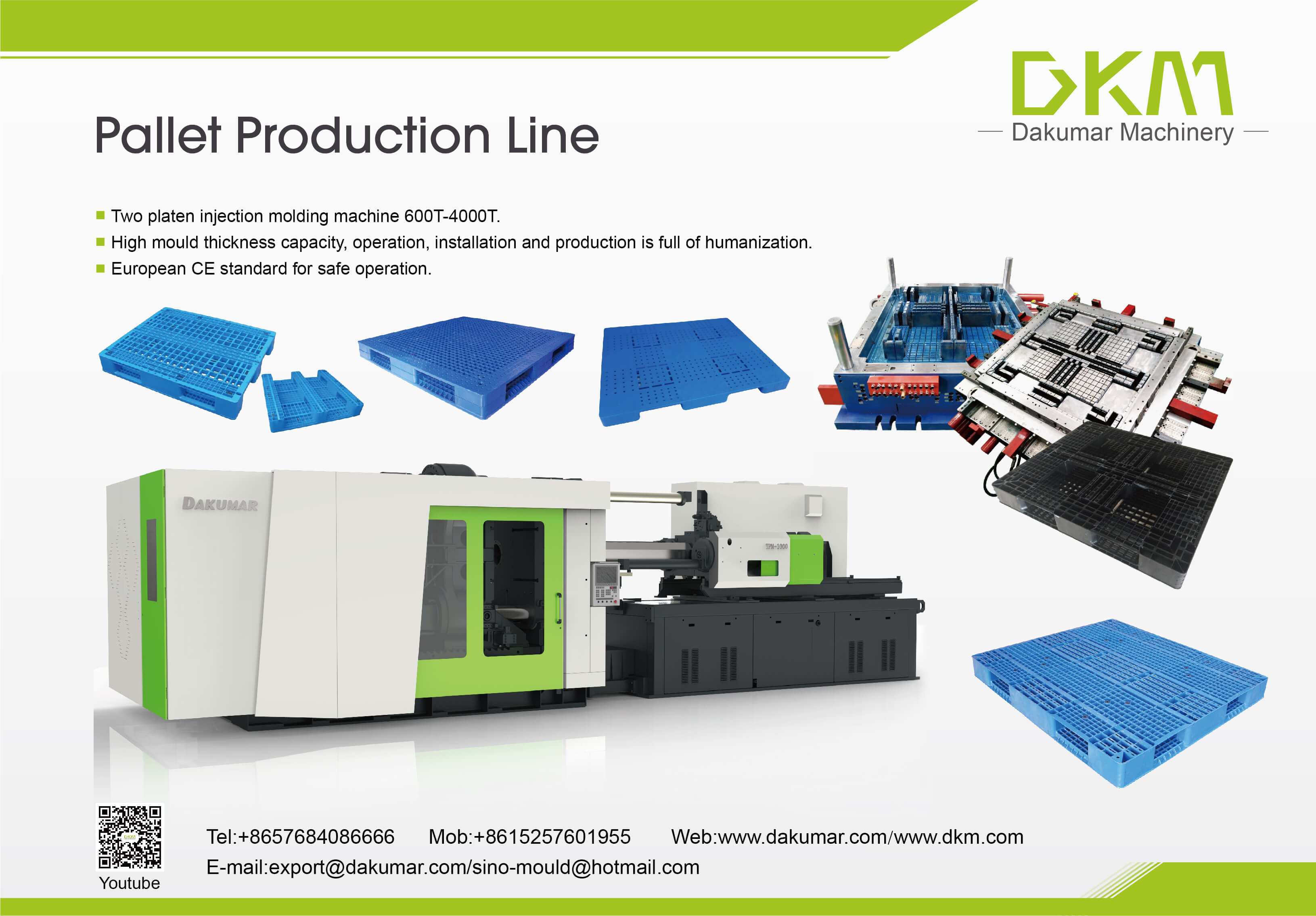 plastic pallet production line 