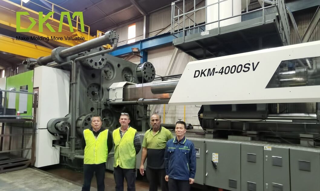 DKM 4000T Two-Platen Injection Molding Machine Settled in Australia|DKM