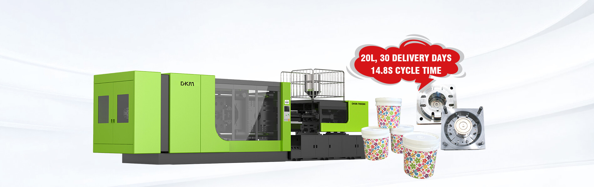 Plastic Bucket Molding Machine 		