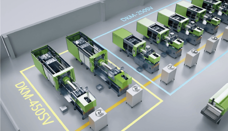 smart injection molding line 