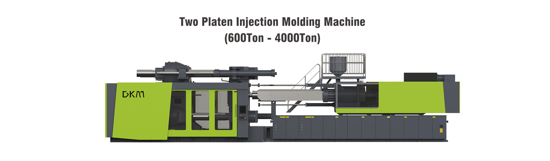 two platen plastic injection molding machine