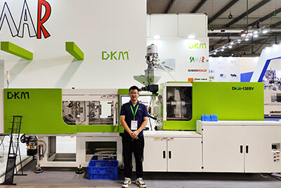 DKM IMM joins Italy exhibition DKM servo injection molding machine